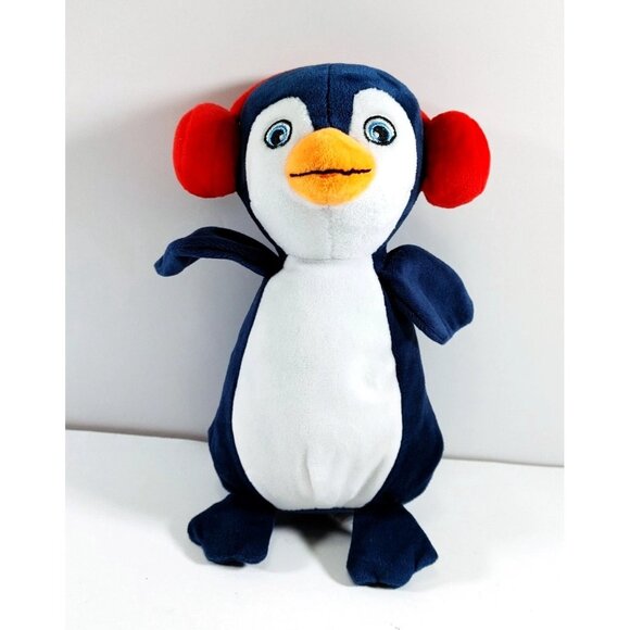 Lot of 5 Christmas Kinder Plush Unicorn, Penguin, Moose, Polar Bear, Squirrel - Picture 5 of 16